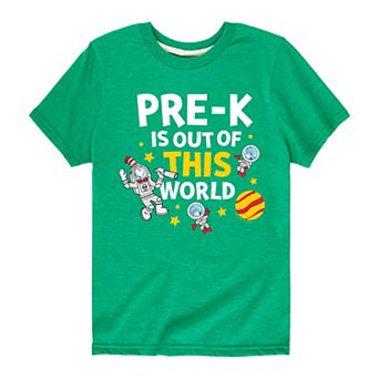 Boys 8-20 Dr. Seuss Pre-K Space Graphic Tee