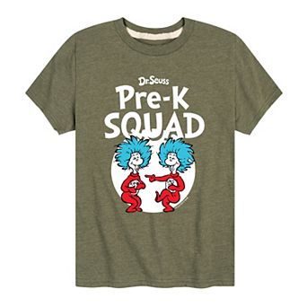 Boys 8-20 Dr. Seuss Pre-K Squad Graphic Tee