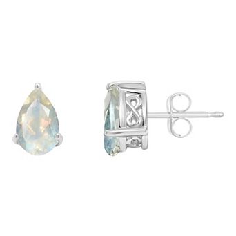 Alyson Layne Sterling Silver Moonstone Stud Earrings