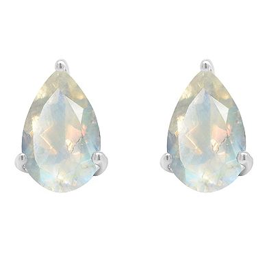 Alyson Layne Sterling Silver Moonstone Stud Earrings
