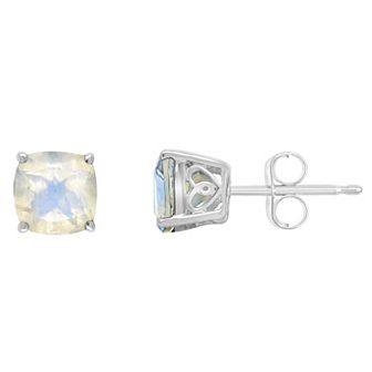 Alyson Layne Sterling Silver Moonstone Stud Earrings