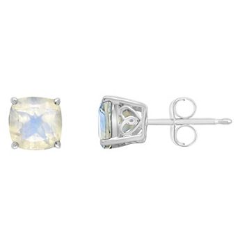 Alyson Layne Sterling Silver Moonstone Stud Earrings