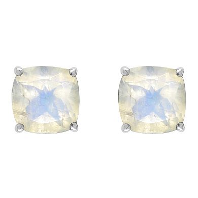 Alyson Layne Sterling Silver Moonstone Stud Earrings