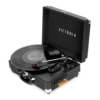 Victrola Journey+ Cassette Bluetooth Suitcase Record Player