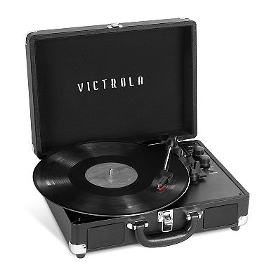 Victrola Journey+ Cassette Bluetooth Suitcase Record Player