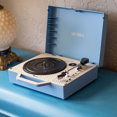 Victrola Re-Spin Sustainable Bluetooth Suitcase Record Player