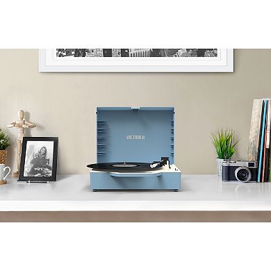 Victrola Re-Spin Sustainable Bluetooth Suitcase Record Player