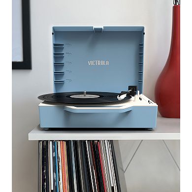 Victrola Re-Spin Sustainable Bluetooth Suitcase Record Player