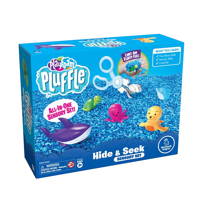 Educational Insights Playfoam Pluffle Hide & Seek Sensory Set, Multicolor