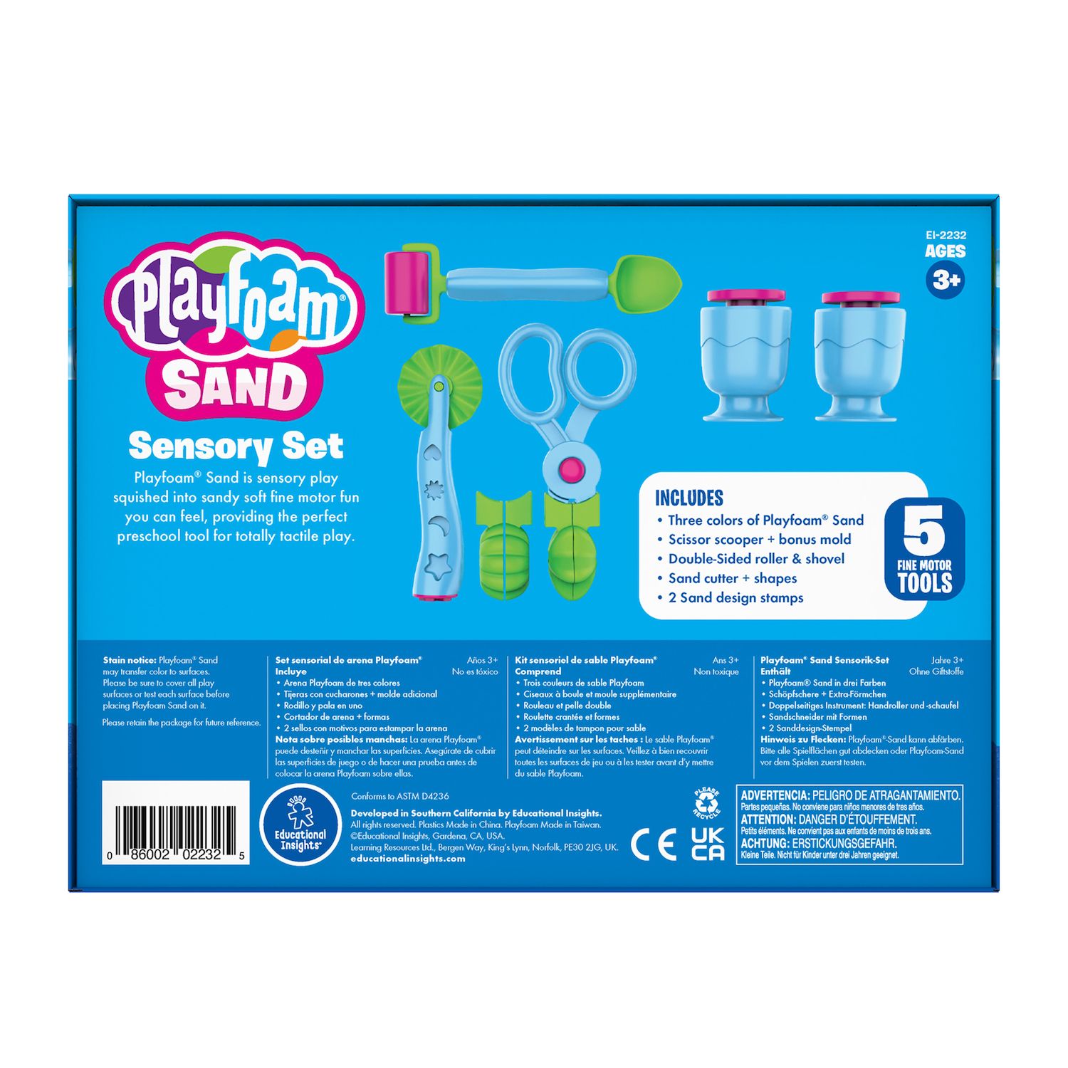 Learning Resources Educational Insights Playfoam Zand 8-Stuk Set