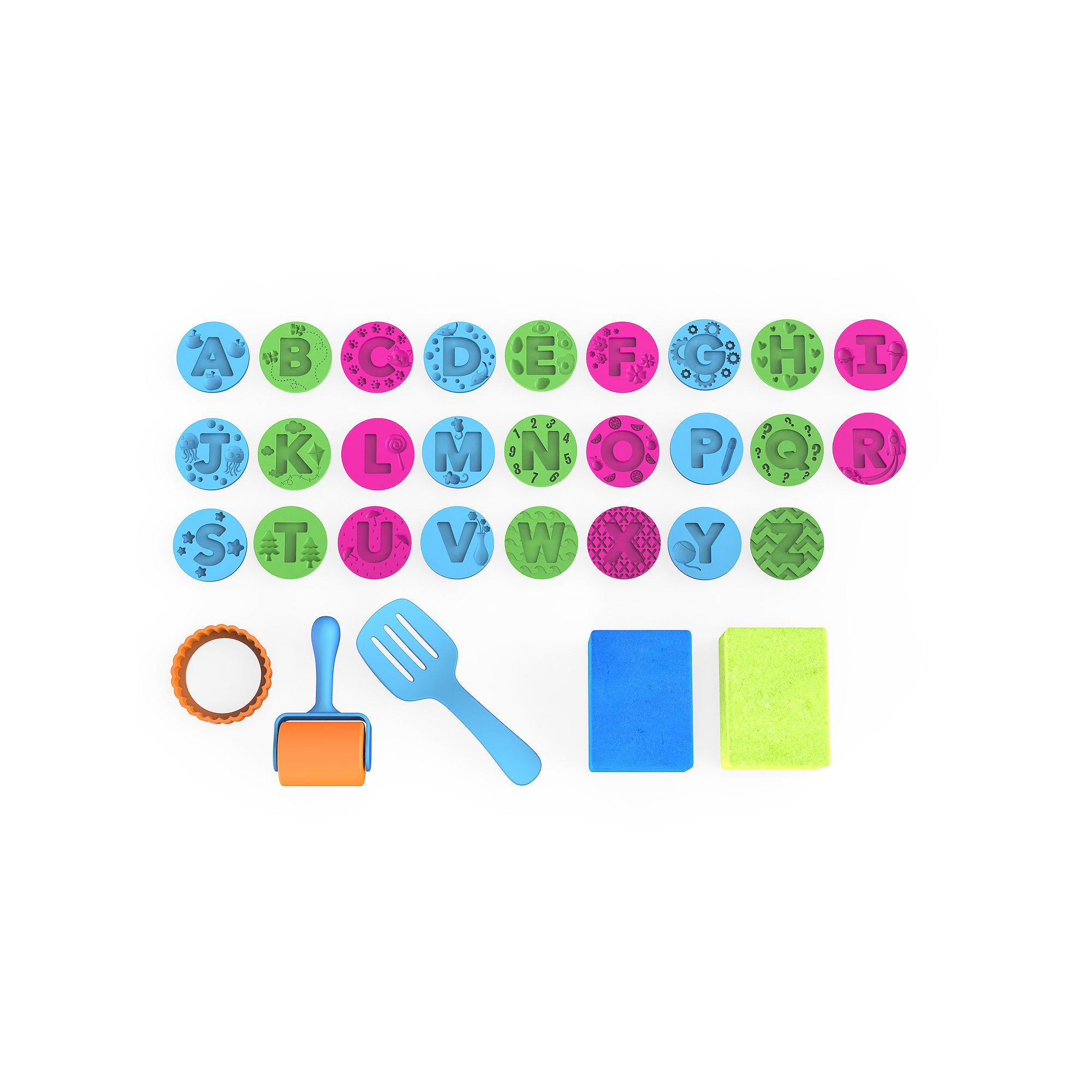 Educational Insights Playfoam Sand ABC Cookies Set, Multi