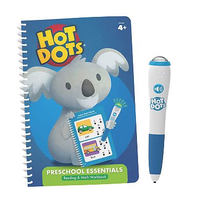 Educational Insights Hot Dots Preschool Essentials Reading & Math Workbook