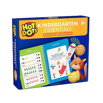 Educational Insights Hot Dots Kindergarten Essentials Reading & Math Workbook