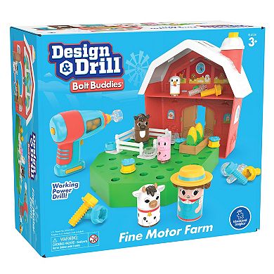 Educational Insights Design & Drill Bolt Buddies Barn