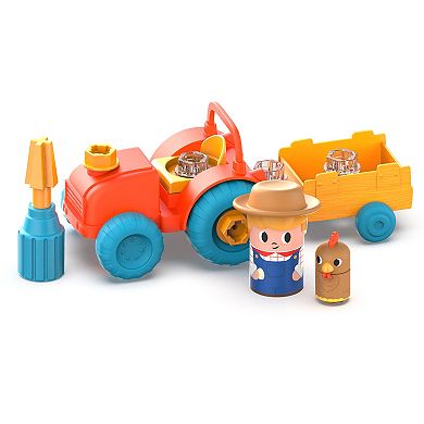 Educational Insights Design & Drill Bolt Buddies Tractor