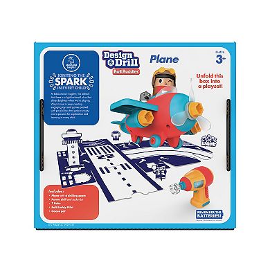 Educational Insights Design & Drill Bolt Buddies Plane