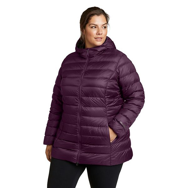 Plus Size Eddie Bauer Cirruslite Packable Down Parka Coat