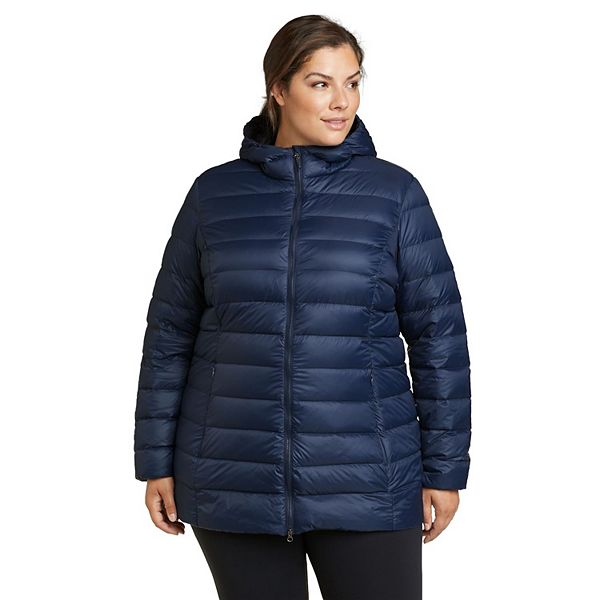 Plus Size Eddie Bauer Cirruslite Packable Down Parka Coat