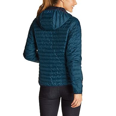 Women's Eddie Bauer Microlight Hooded Down Puffer Jacket