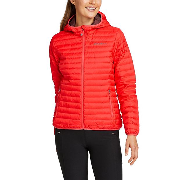 Women s Eddie Bauer Microlight Hooded Down Puffer Jacket