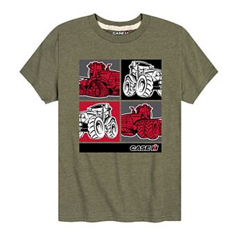Boys 8-20 Case IH Tractor Grid Graphic Tee