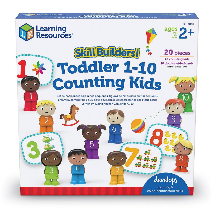 Learning Resources Skill Builders! Toddler 1-10 Counting Kids, Multicolor