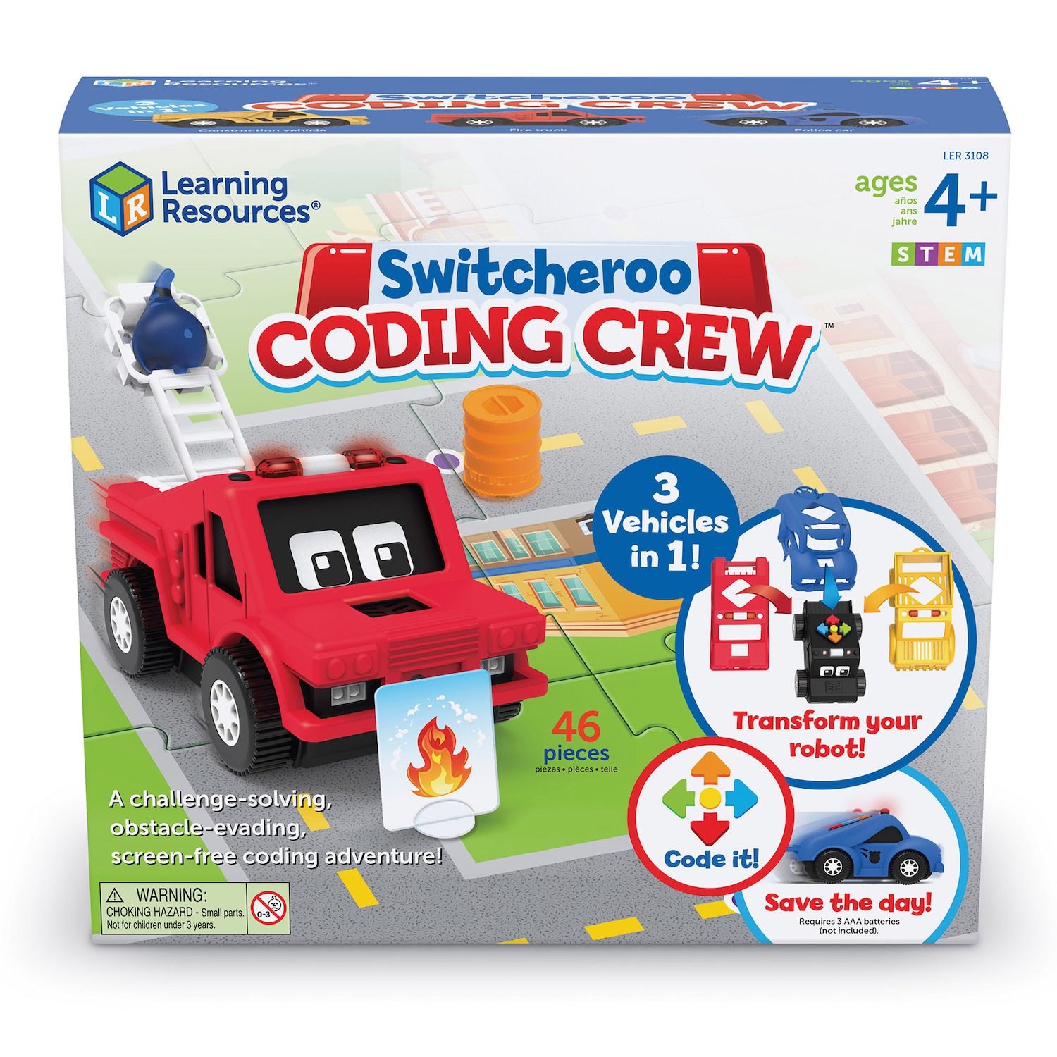 Learning Resources Coding Critter Ranger & Zip Programmable Toy