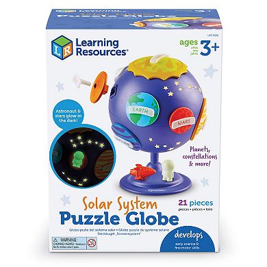 Learning Resources Solar System Glow-in-the-Dark Puzzle Globe