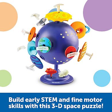 Learning Resources Solar System Glow-in-the-Dark Puzzle Globe