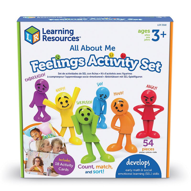 Learning Resources All About Me Feelings Activity Set, Multicolor