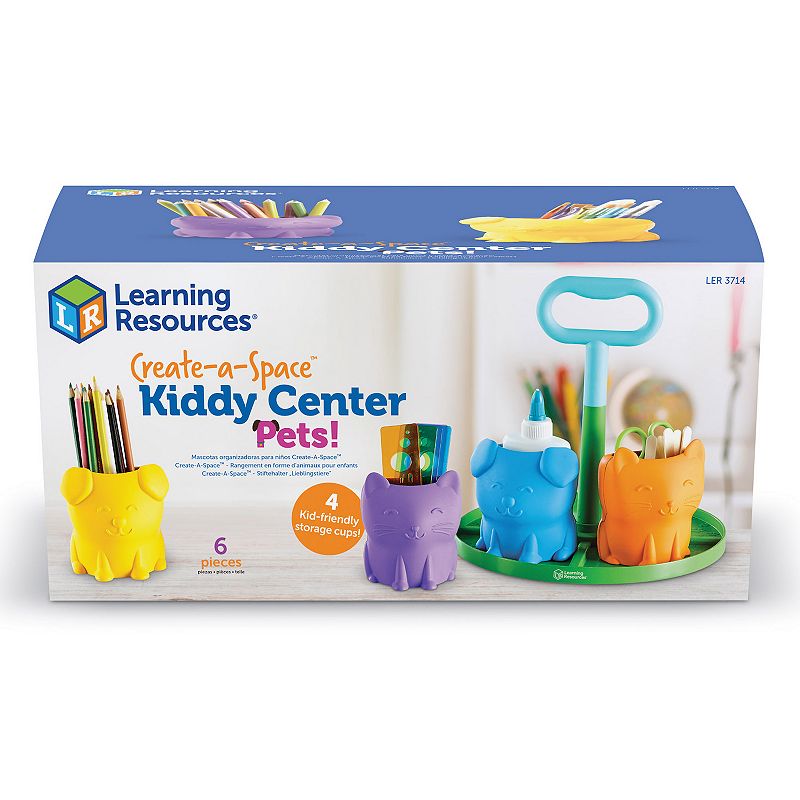 Learning Resources Create-a-Space Kiddy Caddy: Pet, Multicolor