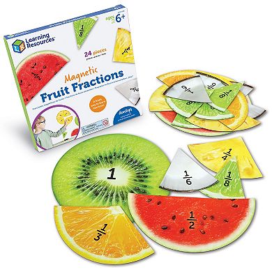 Learning Resources Magnetic Fruit Fractions