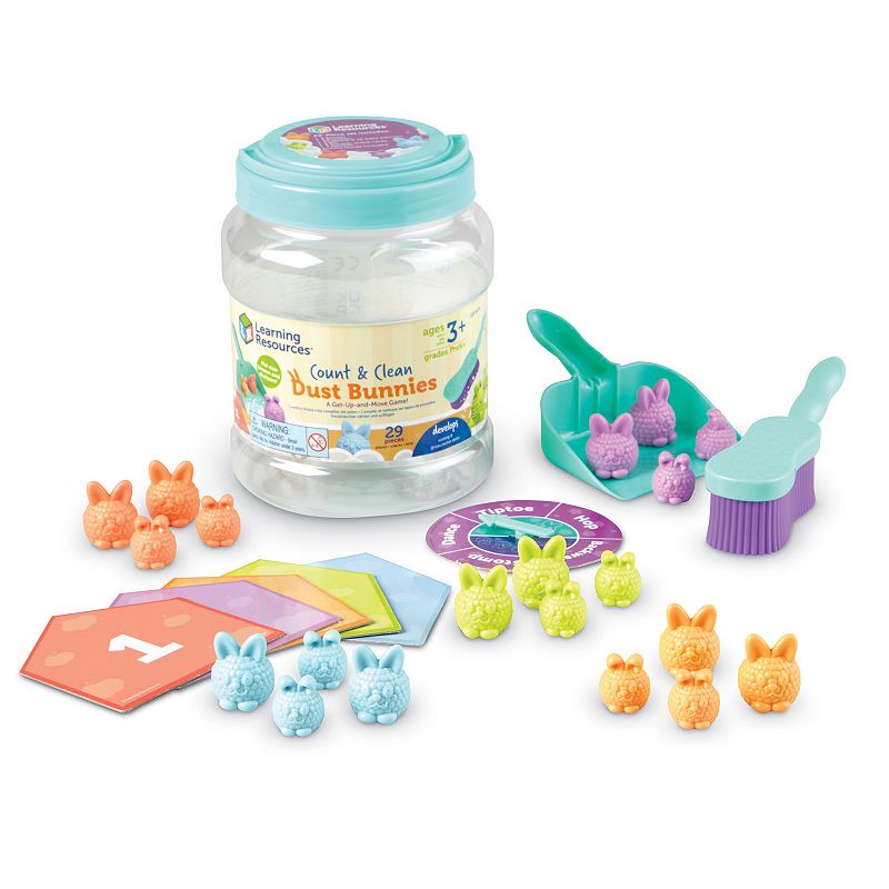 76731790 Learning Resources Count & Clean Dust Bunnies Gros sku 76731790