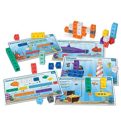 Learning Resources MathLink Cubes Kindergarten Math Activity Set: Sea Adventures!