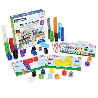 Learning Resources MathLink Cubes Preschool Math Activity Set