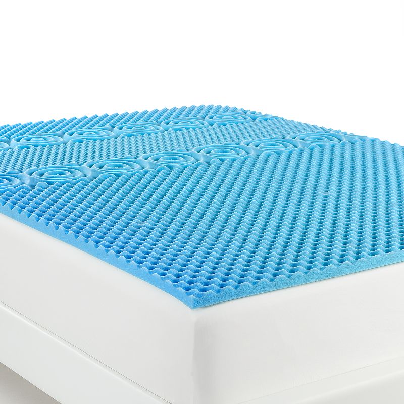 58326364 The Big One Cool Gel Memory Foam Mattress Topper,  sku 58326364