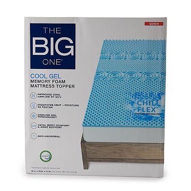 The Big One® Cool Gel Memory Foam Mattress Topper