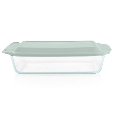 Pyrex Deep 9" x 13" Glass Baking Dish with Lid & Portable Bag