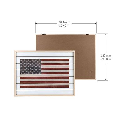 Sonoma Goods For Life® Oversize American Flag Framed Wall Art