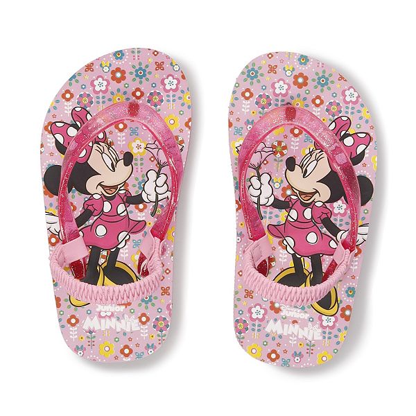 Disney's Minnie Mouse Toddler Girl Thong Flip Flops