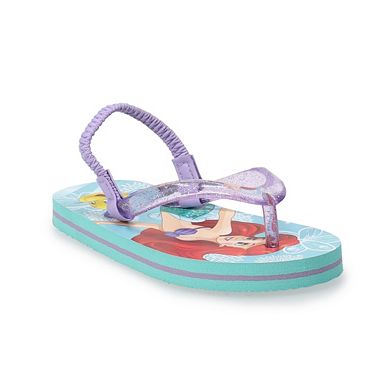 Disney's The Little Mermaid Toddler Girl Ariel Thong Flip Flops