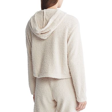 Women's Calvin Klein CK One Plush Long Sleeve Hoodie