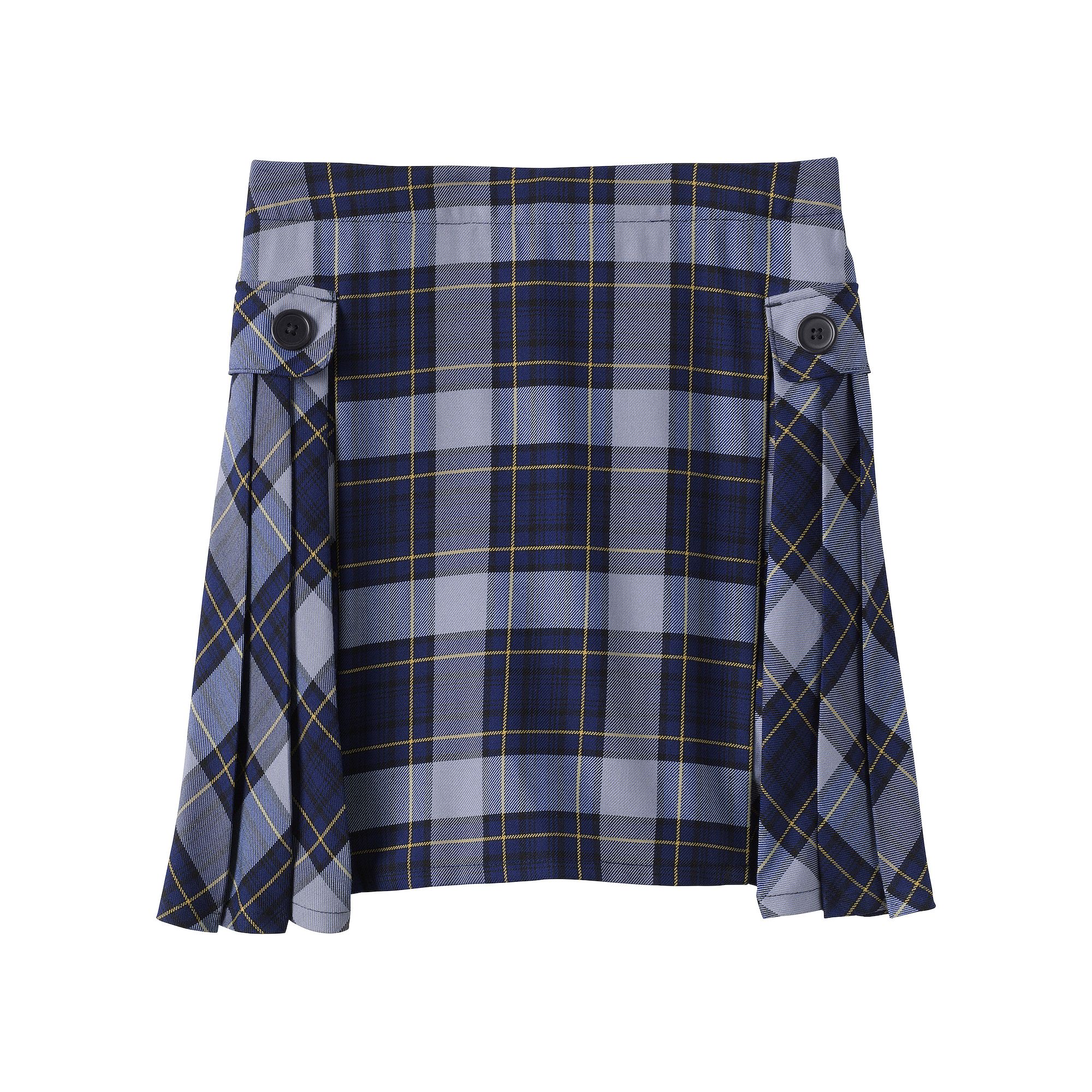 Girls 7-20 Slim Lands End School Uniform Pleated Plaid Skort, Girls, Size