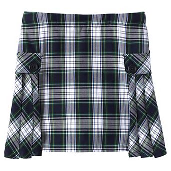 Girls 7-20 Slim Lands' End School Uniform Pleated Plaid Skort