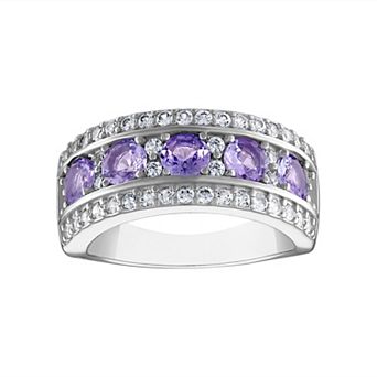 Designs by Gioelli Sterling Silver Gemstone Ring