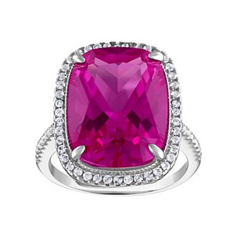 Designs by Gioelli Sterling Silver Gemstone Ring