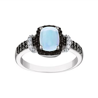 Designs by Gioelli Sterling Silver White Opal Ring