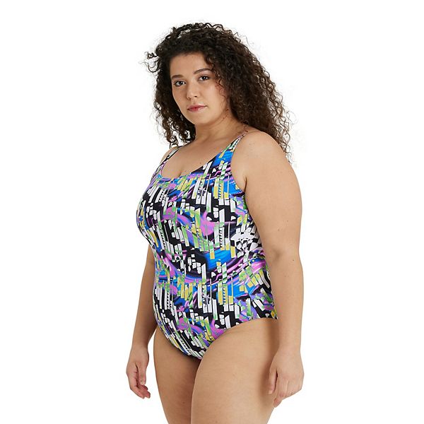 Kohls womens bathing hot sale suits plus size