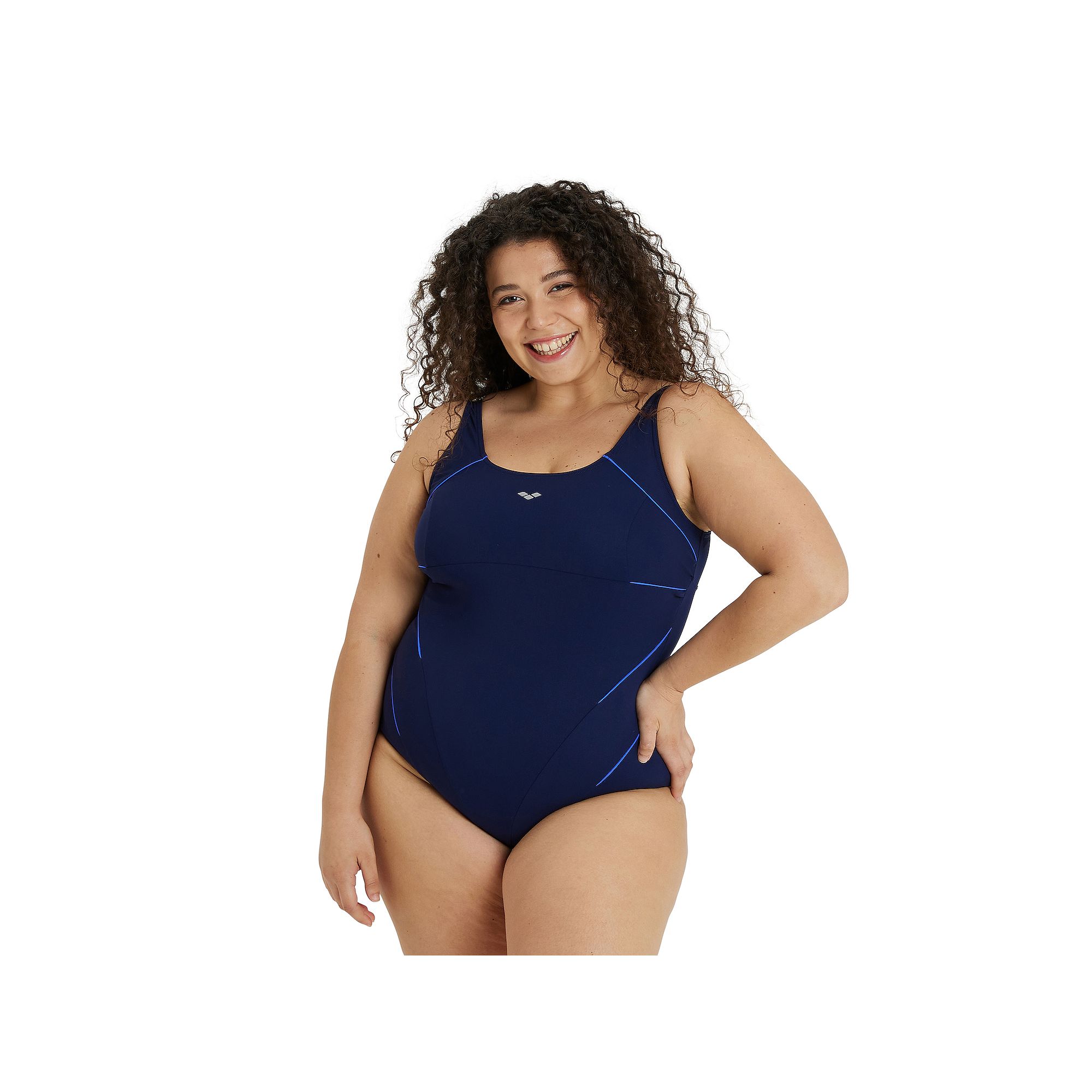 Plus Size Arena Bodylift Jewel Wing Back B-Cup Plus Size Shaping Swimsuit, 