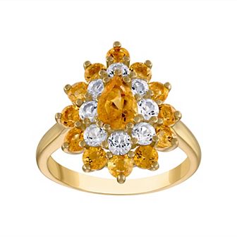 Designs by Gioelli Sterling Silver Gemstone Ring